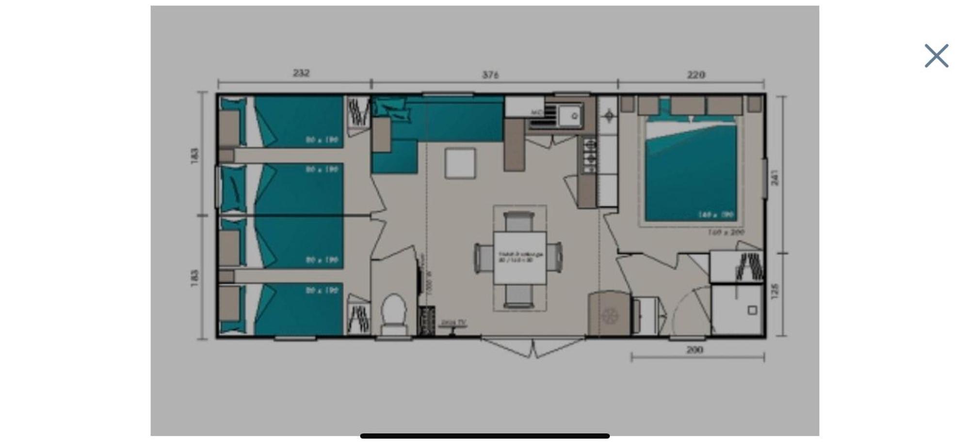 Mobil-home Le Manosely Confort 6 Pers Climatise Agde